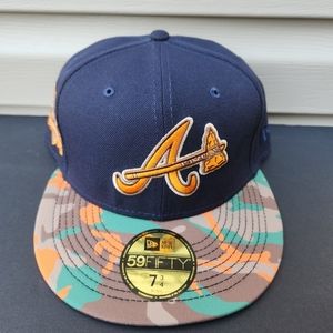 NEW ERA 59FIFTY HUNTER PACK ATLANTA BRAVES 150TH ANNIVERSARY 7 3/4